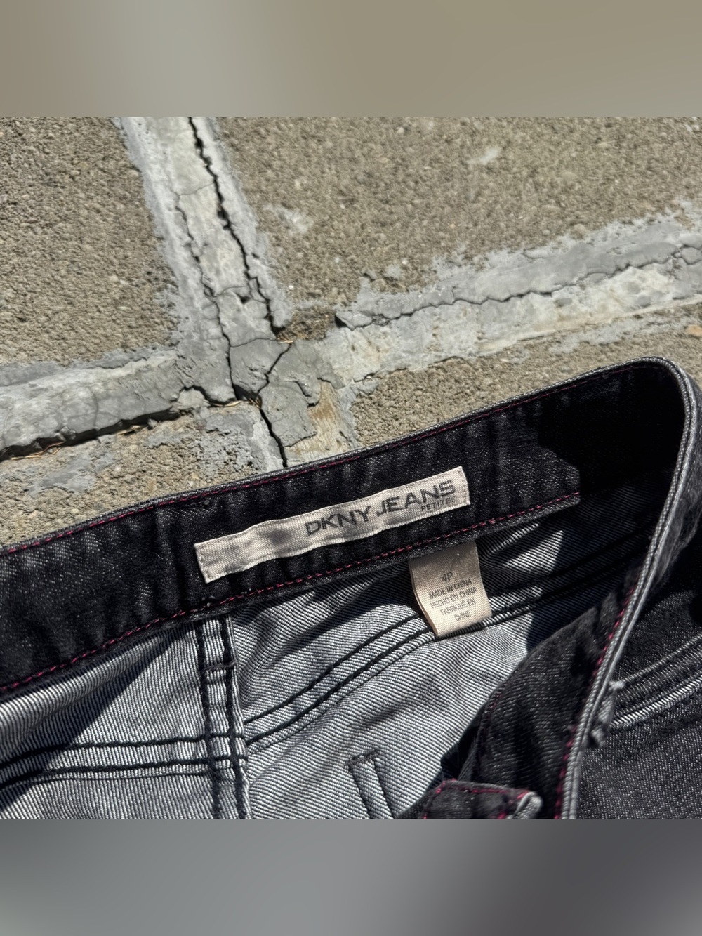 Y2K Dkny Black Low-rise Bootcut Jeans - Picture 4 of 7